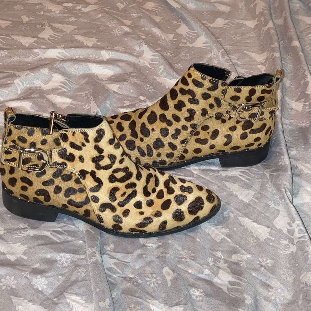 Steven By Steve Madden Animal Print classic staple  Ankle Boots